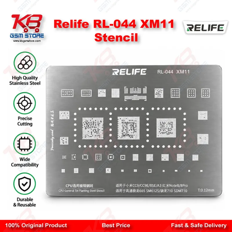 Relife RL-044 XM11 Stencil