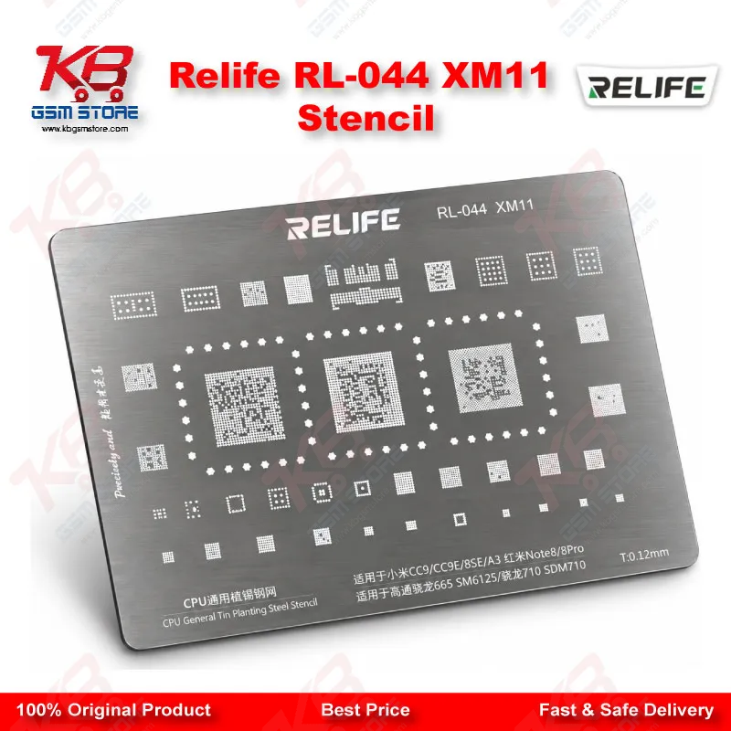 Relife RL-044 XM11 Stencil