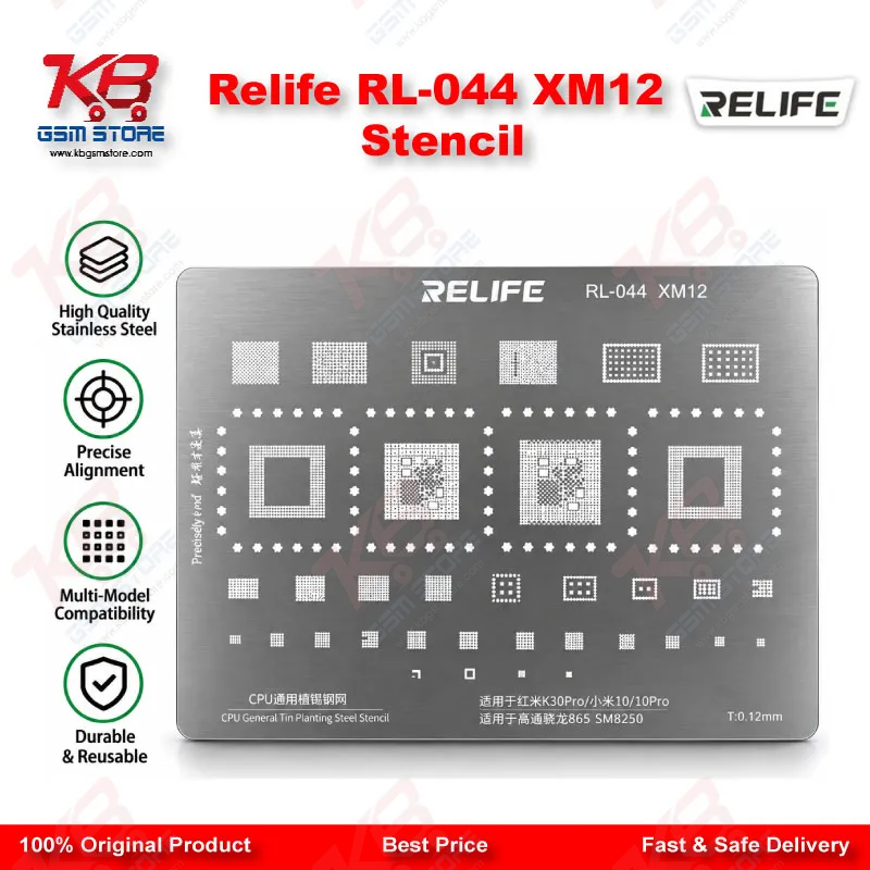 Relife RL-044 XM12 Stencil
