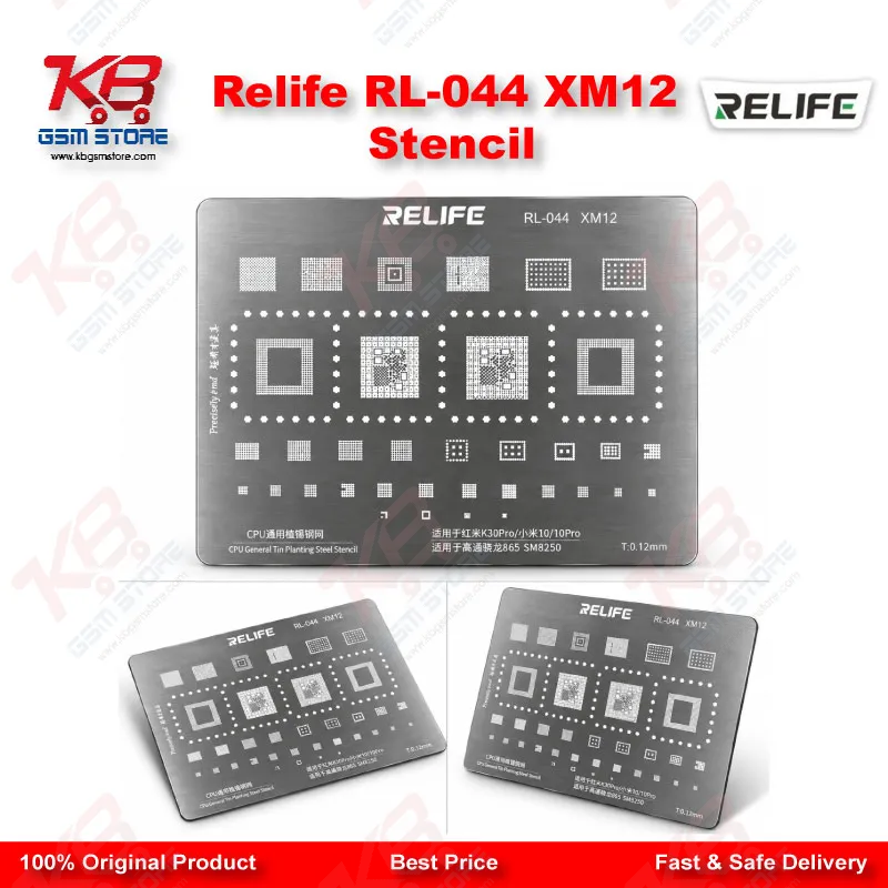 Relife RL-044 XM12 Stencil