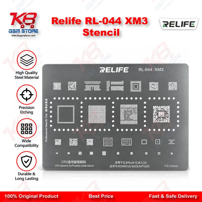 Relife RL-044 XM3 Stencil