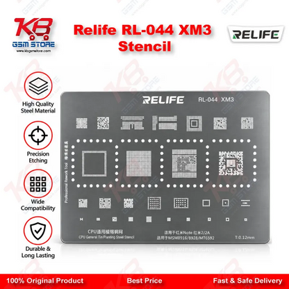 Relife RL-044 XM3 Stencil