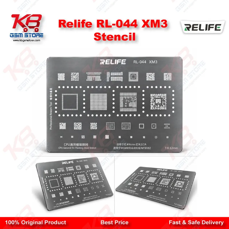 Relife RL-044 XM3 Stencil