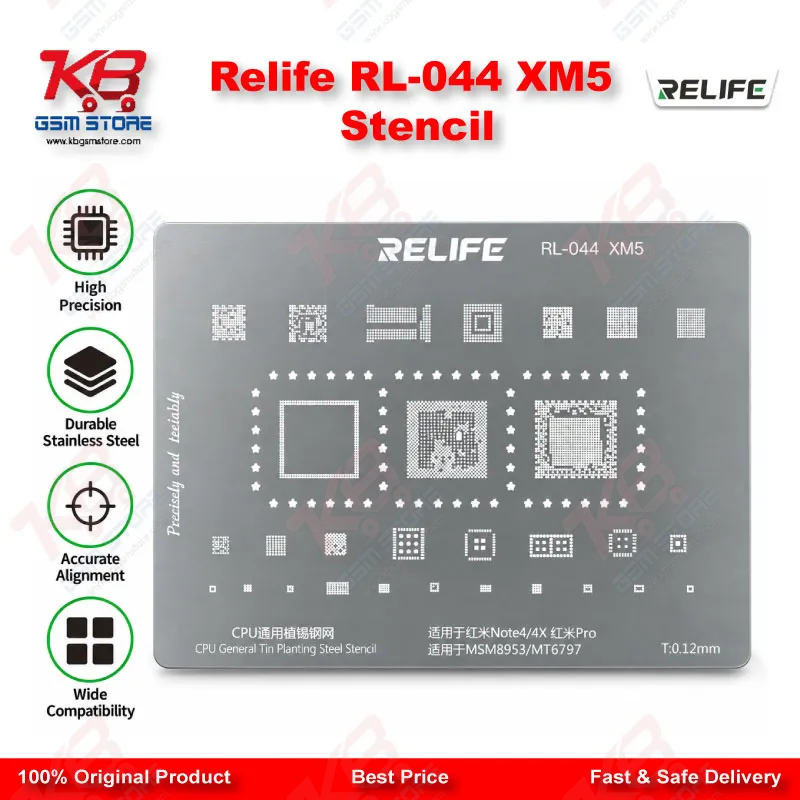Relife RL-044 XM5 Stencil