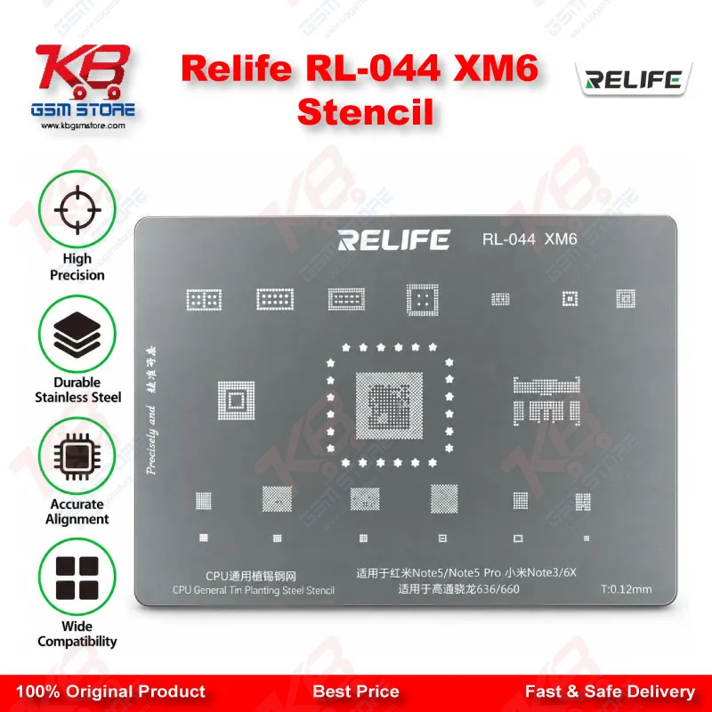Relife RL-044 XM6 Stencil
