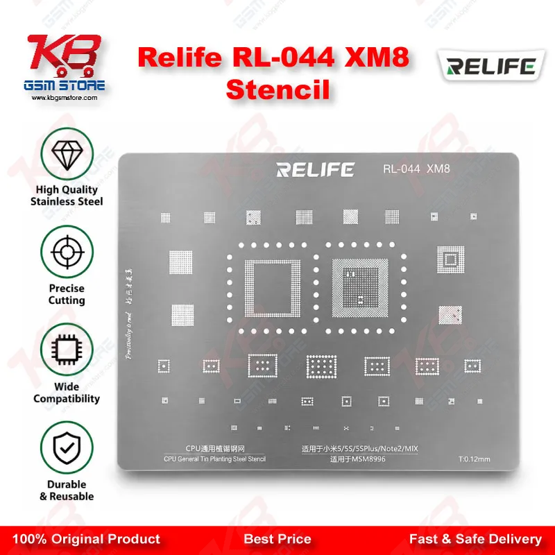 Relife RL-044 XM8 Stencil