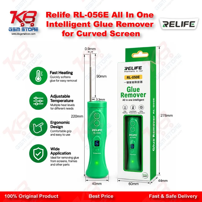 Relife RL-056E All In One Intelligent Glue Remover for Curved Screen