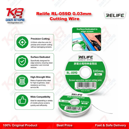 Relife RL-059D 0.03mm Cutting Wire
