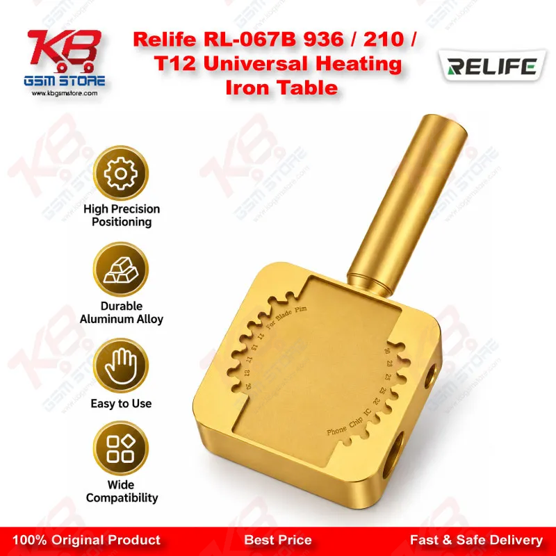 Relife RL-067B 936 / 210 / T12 Universal Heating Iron Table
