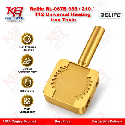 Relife RL-067B 936 / 210 / T12 Universal Heating Iron Table