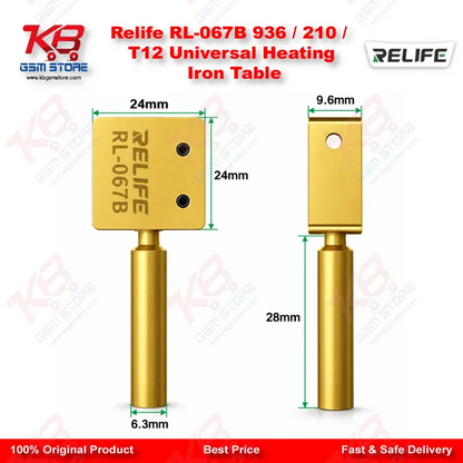 Relife RL-067B 936 / 210 / T12 Universal Heating Iron Table