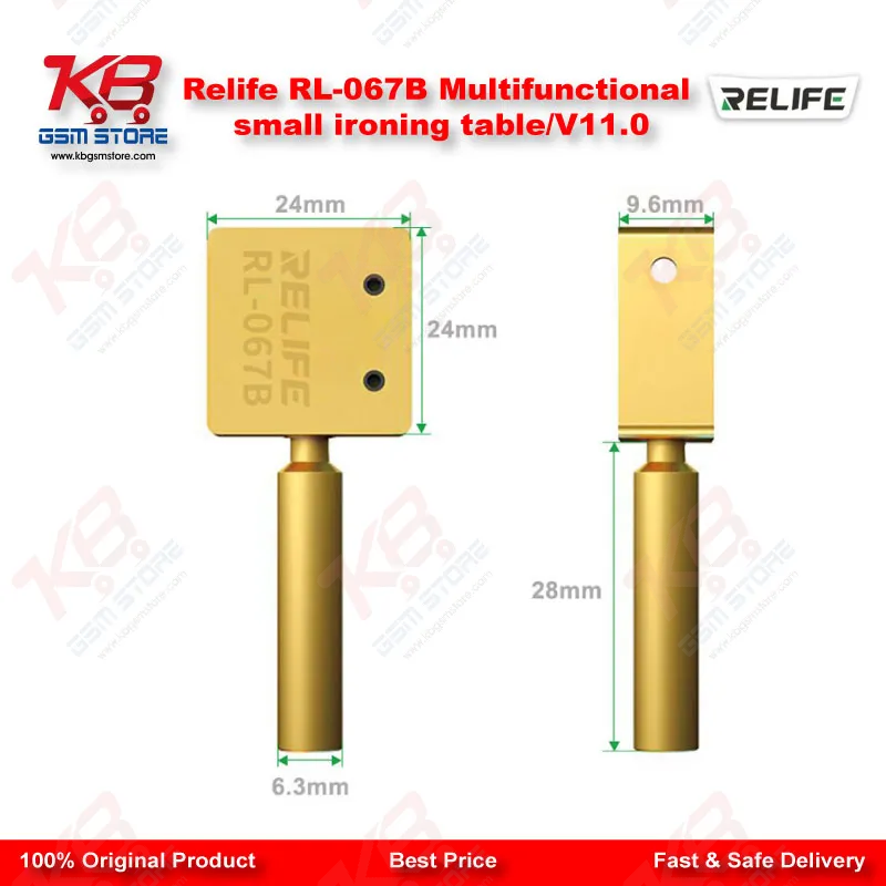 RELIFE RL-067B V11.0 Multifunctional Small Ironing Table – Chip Preheating Tool for 936/210/T12 Stations