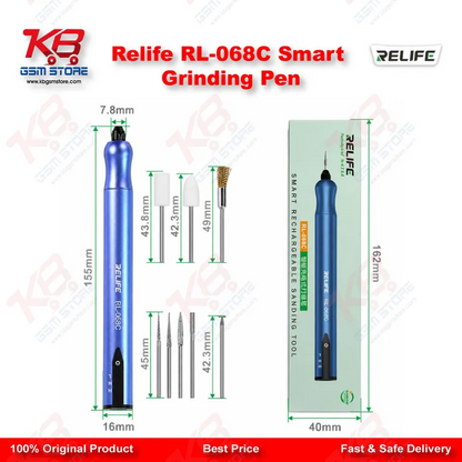 Relife RL-068C Smart Grinding Pen – 3-Speed Rechargeable IC & PCB Tool