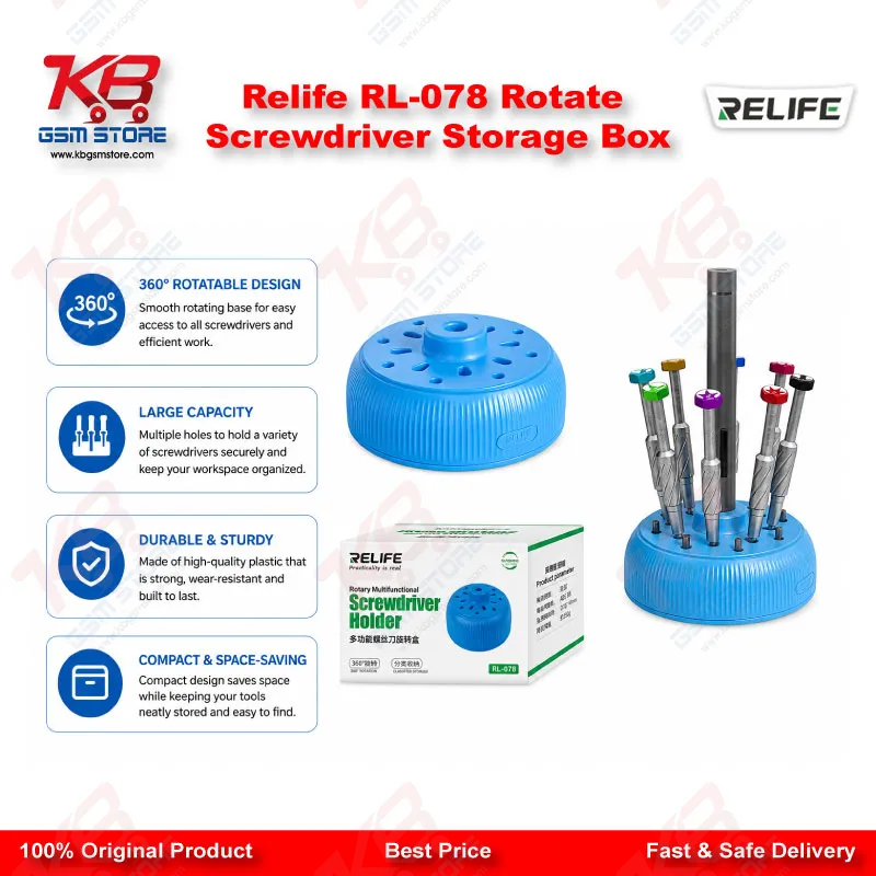 Relife RL-078 Rotate Screwdriver Storage Box