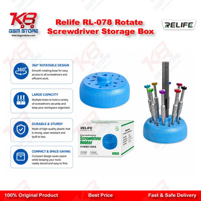 Relife RL-078 Rotate Screwdriver Storage Box