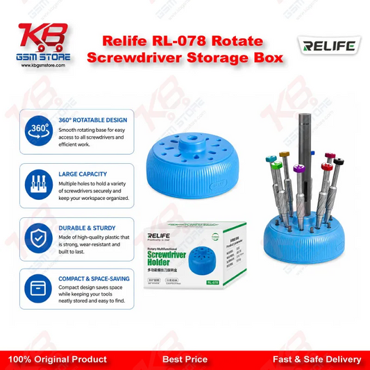 Relife RL-078 Rotate Screwdriver Storage Box