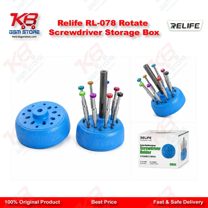 Relife RL-078 Rotate Screwdriver Storage Box