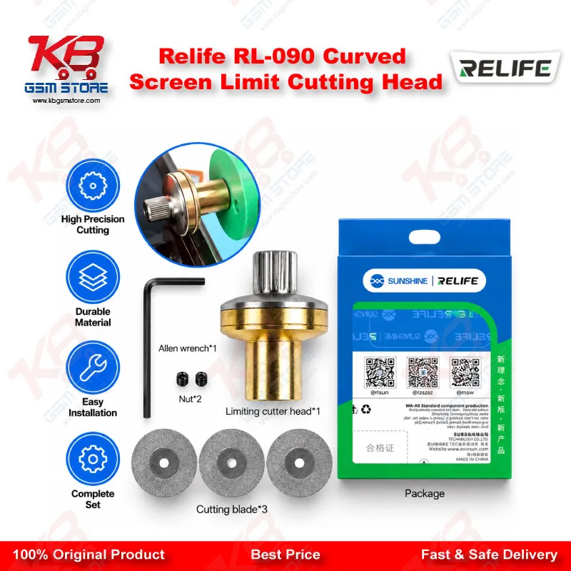 Relife RL-090 Curved Screen Limit Cutting Head