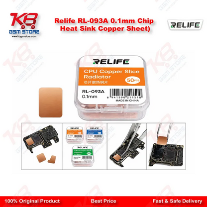 Relife RL-093A 0.1mm Chip Heat Sink Copper Sheet