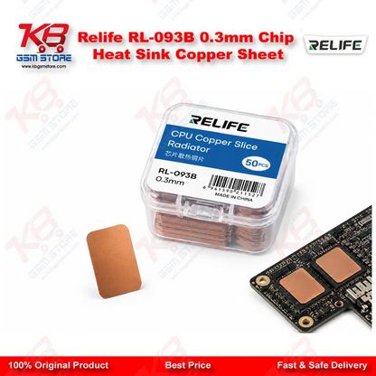 Relife RL-093B 0.3mm Chip Heat Sink Copper Sheet