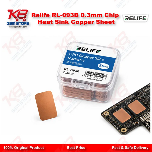 Relife RL-093B 0.3mm Chip Heat Sink Copper Sheet
