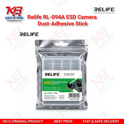 RELIFE RL-094A ESD Camera Dust-Adhesive Stick (10 Pcs) – 2.5mm Anti-Static Cleaning Tool
