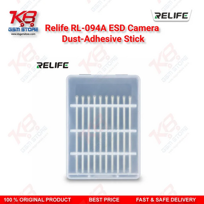 RELIFE RL-094A ESD Camera Dust-Adhesive Stick (10 Pcs) – 2.5mm Anti-Static Cleaning Tool