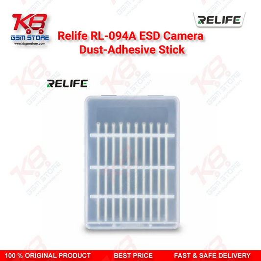 RELIFE RL-094A ESD Camera Dust-Adhesive Stick (10 Pcs) – 2.5mm Anti-Static Cleaning Tool