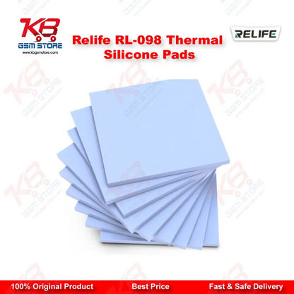 Relife RL-098 Insulating Thermal Silicone Pads – 12x12x2mm – 100Pcs