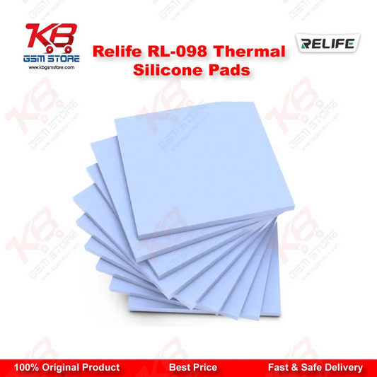 Relife RL-098 Insulating Thermal Silicone Pads – 12x12x2mm – 100Pcs