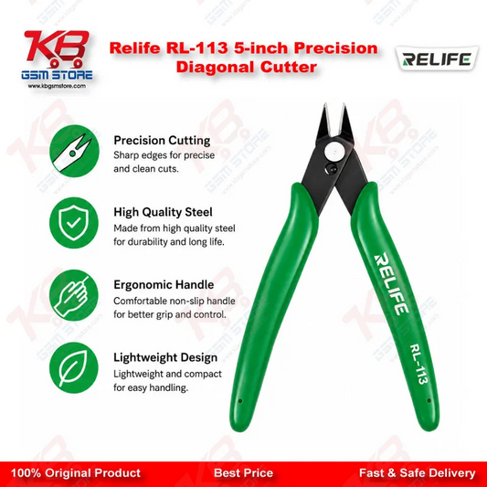 Relife RL-113 5-inch Precision Diagonal Cutter