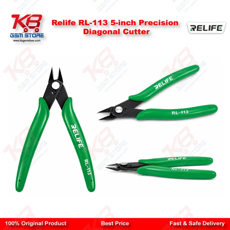 Relife RL-113 5-inch Precision Diagonal Cutter