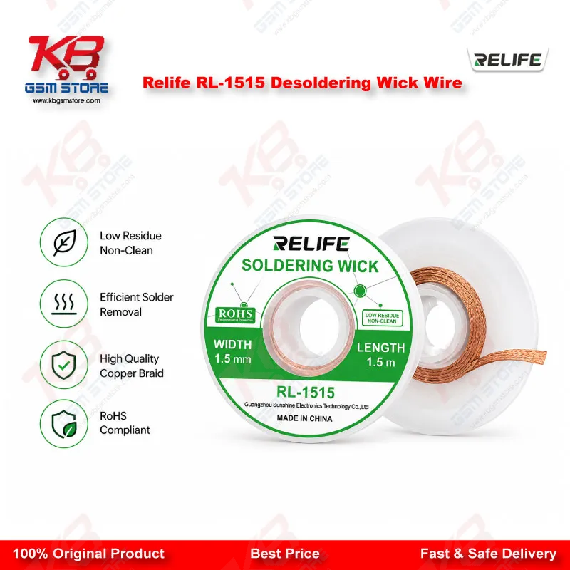 Relife RL-1515 Desoldering Wick Wire