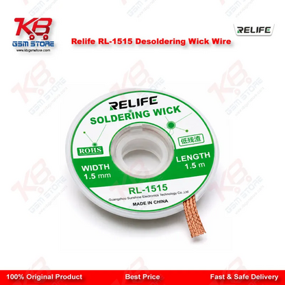 Relife RL-1515 Desoldering Wick Wire