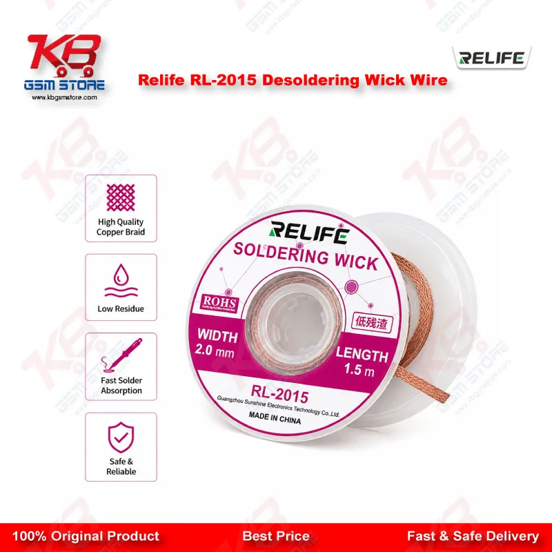Relife RL-2015 Desoldering Wick Wire