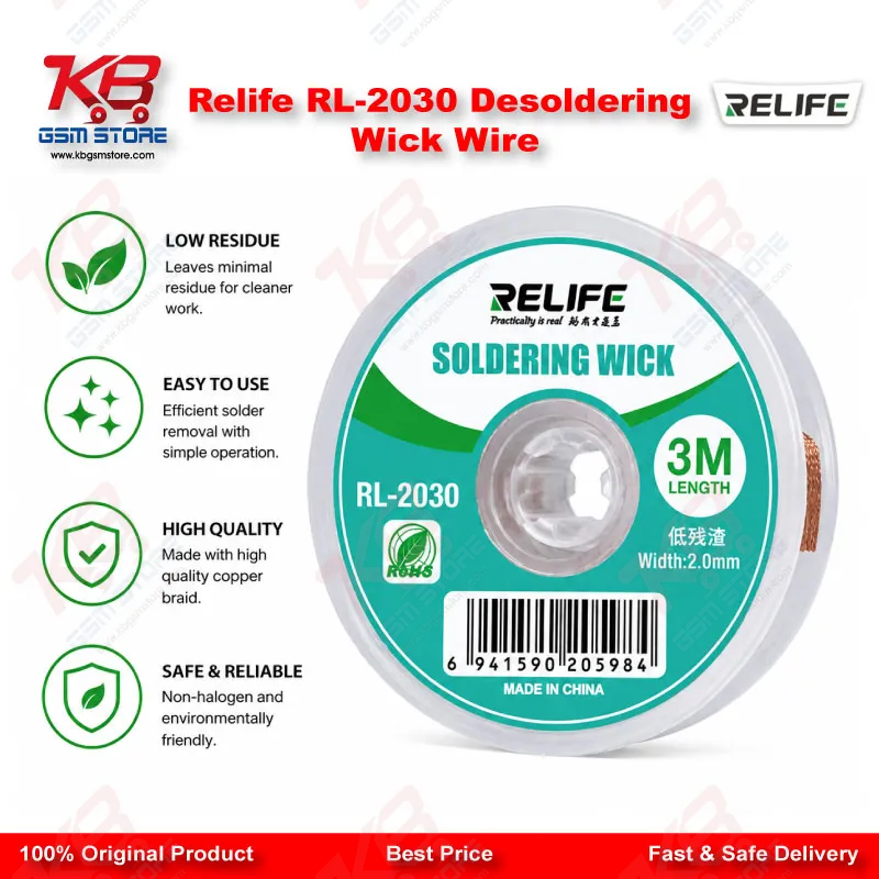 Relife RL-2030 Desoldering Wick Wire