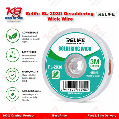 Relife RL-2030 Desoldering Wick Wire
