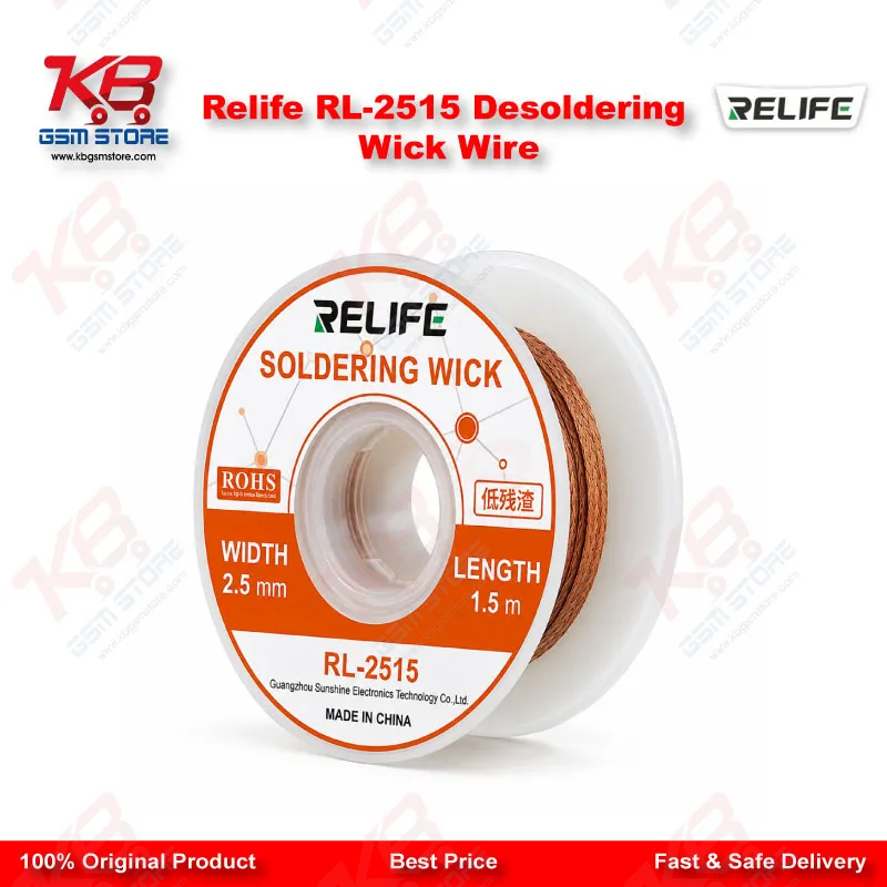 Relife RL-2515 Desoldering Wick Wire