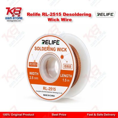 Relife RL-2515 Desoldering Wick Wire