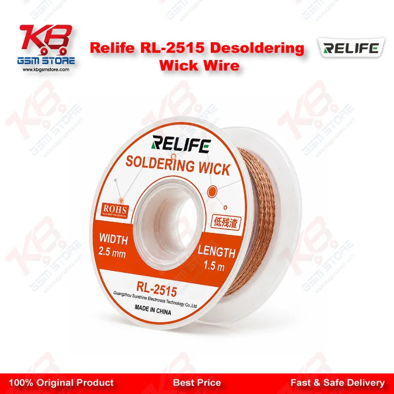 Relife RL-2515 Desoldering Wick Wire