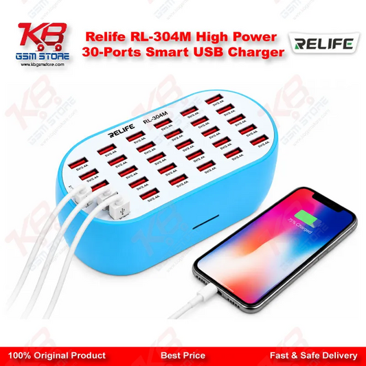 Relife RL-304M High Power 30-Ports Smart USB Charger