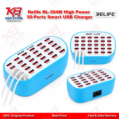 Relife RL-304M High Power 30-Ports Smart USB Charger