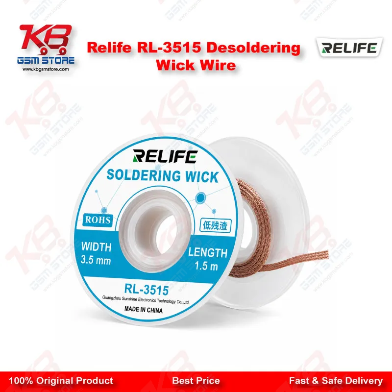 Relife RL-3015 Desoldering Wick Wire