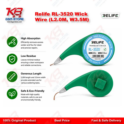 Relife RL-3520 Wick Wire (L2.0M, W3.5M)