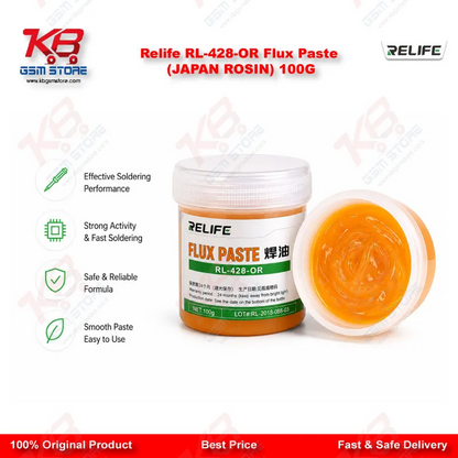 Relife RL-428-OR Flux Paste (JAPAN ROSIN) 100G