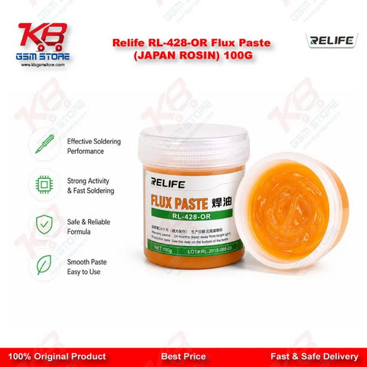 Relife RL-428-OR Flux Paste (JAPAN ROSIN) 100G