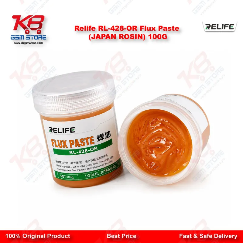 Relife RL-428-OR Flux Paste (JAPAN ROSIN) 100G