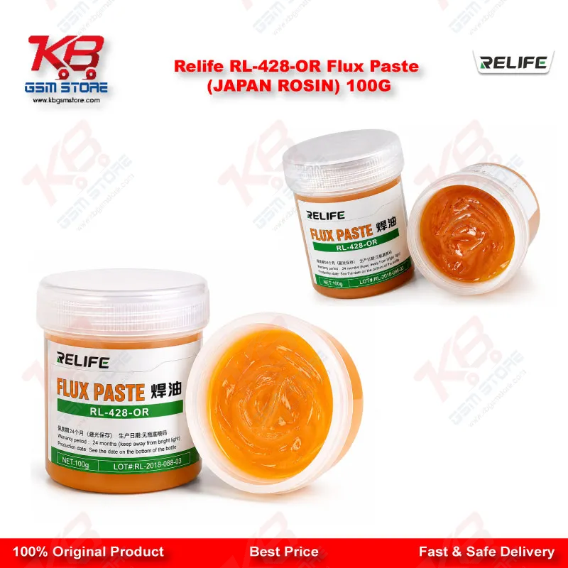 Relife RL-428-OR Flux Paste (JAPAN ROSIN) 100G