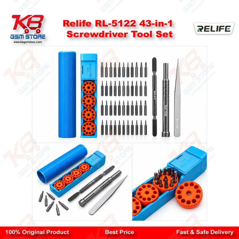 Relife RL-5122 43-in-1 Screwdriver Tool Set