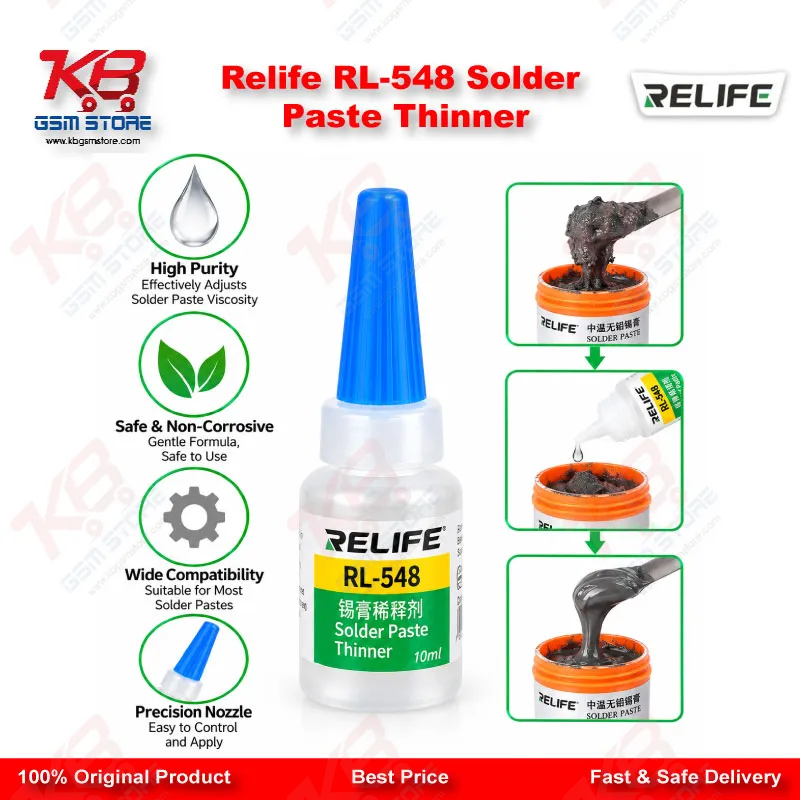 Relife RL-548 Solder Paste Thinner